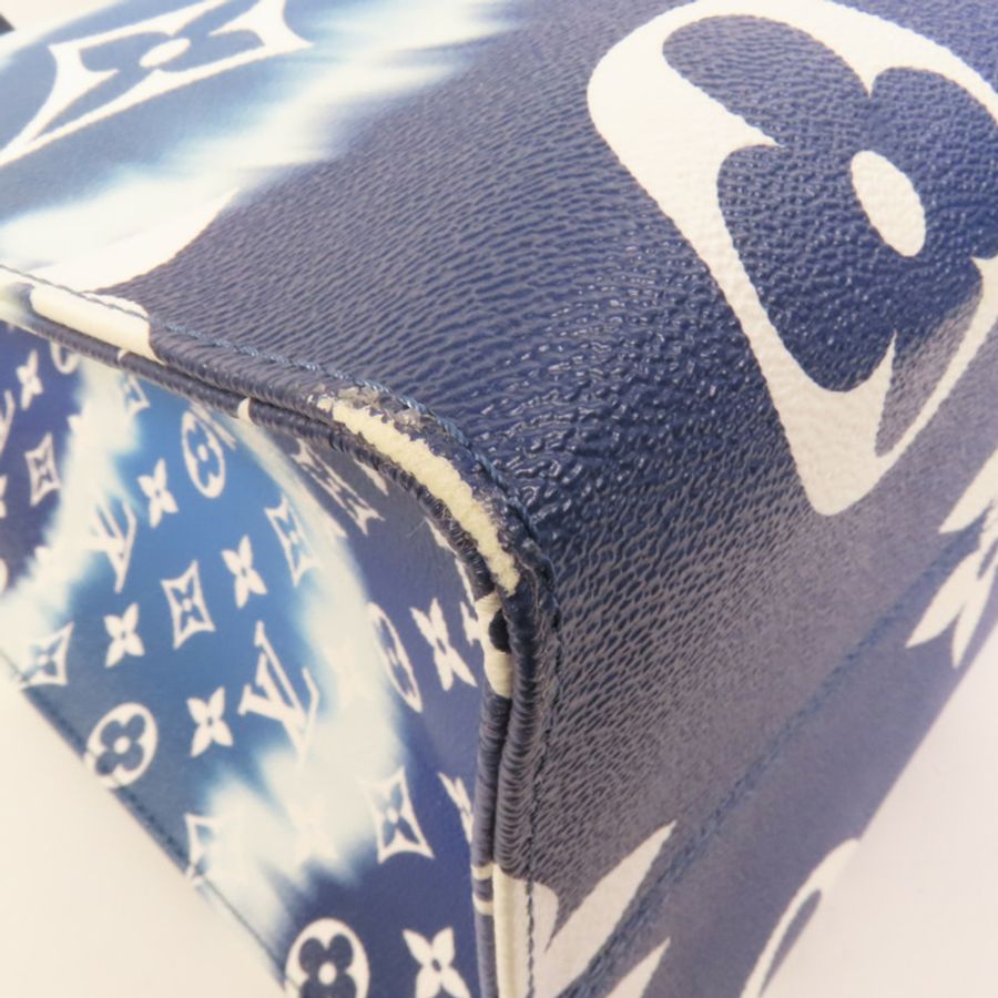LOUIS VUITTON Monogram Escale On The Go銀扣手挽肩背兩用袋-11