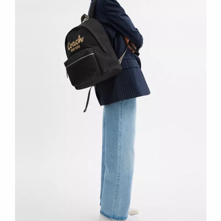 Coach 女士 拉鍊背包均碼碼33cm*14cm*38cm-4