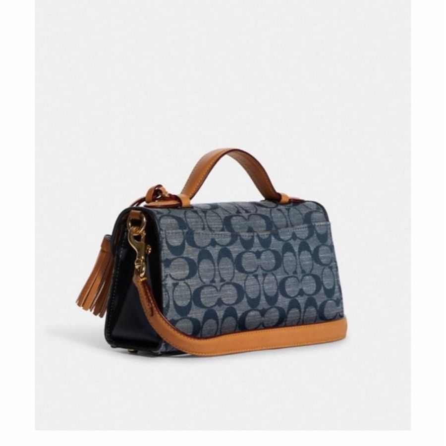 Coach 女士 徽標單肩包均碼碼長度:23.5CM,寬度:8.26CM,高度:12.7CM-4