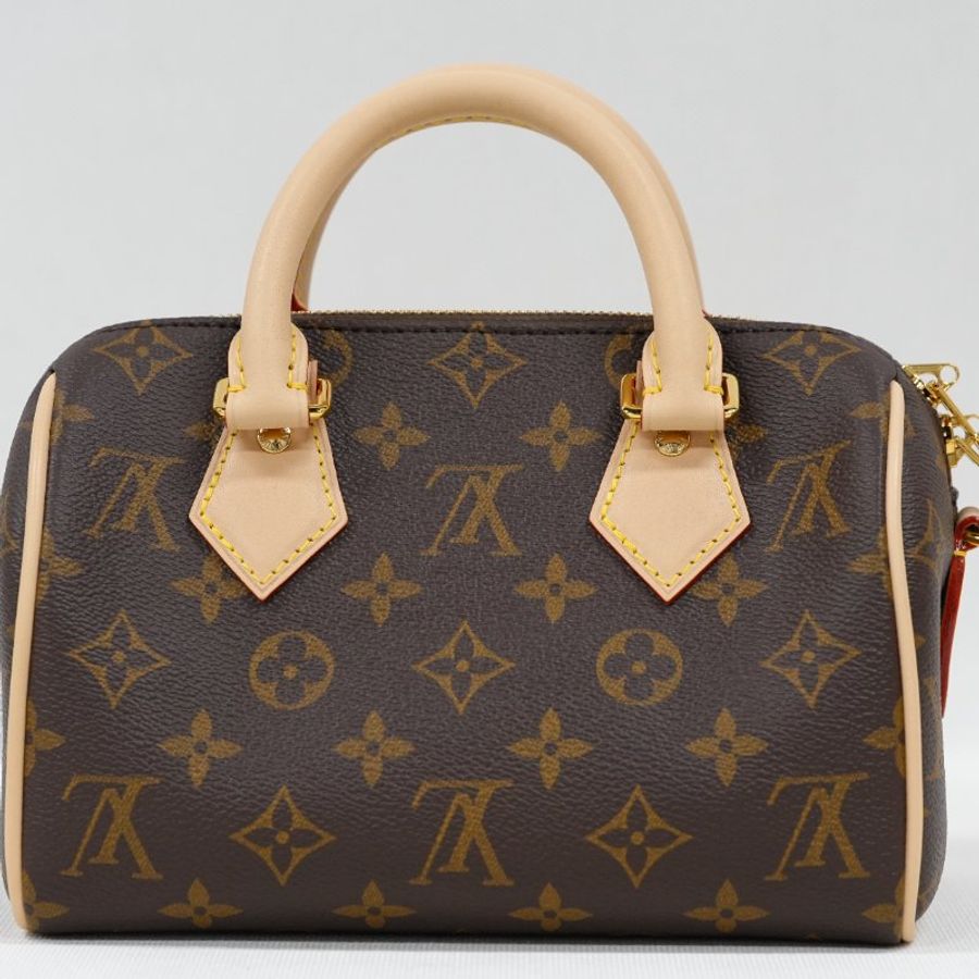 近全新 LouisVuitton/路易威登 Speedy20 黑色不可調節肩帶 斜背包-7