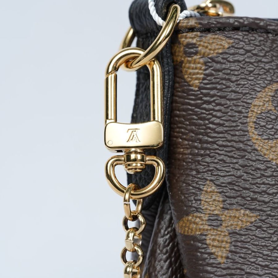 LouisVuitton/路易威登 Monogram Pallas Clutch 傳奇鏈條信封 斜背包-16