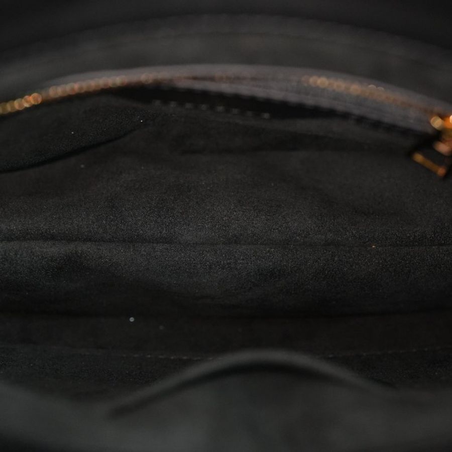 近全新 LouisVuitton/路易威登 Twinny 拼色牛角包 鏈條肩背包-8