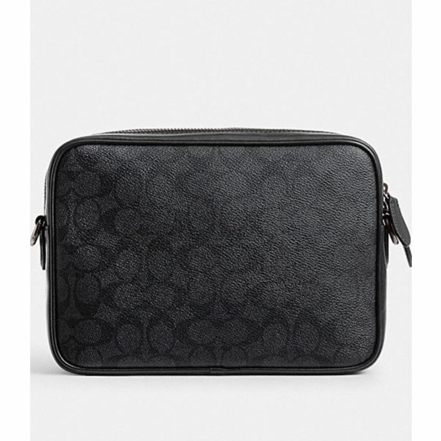 Coach 男士 CHARTER FLAP中號單肩包均碼碼23.5cm*5cm*17cm-2