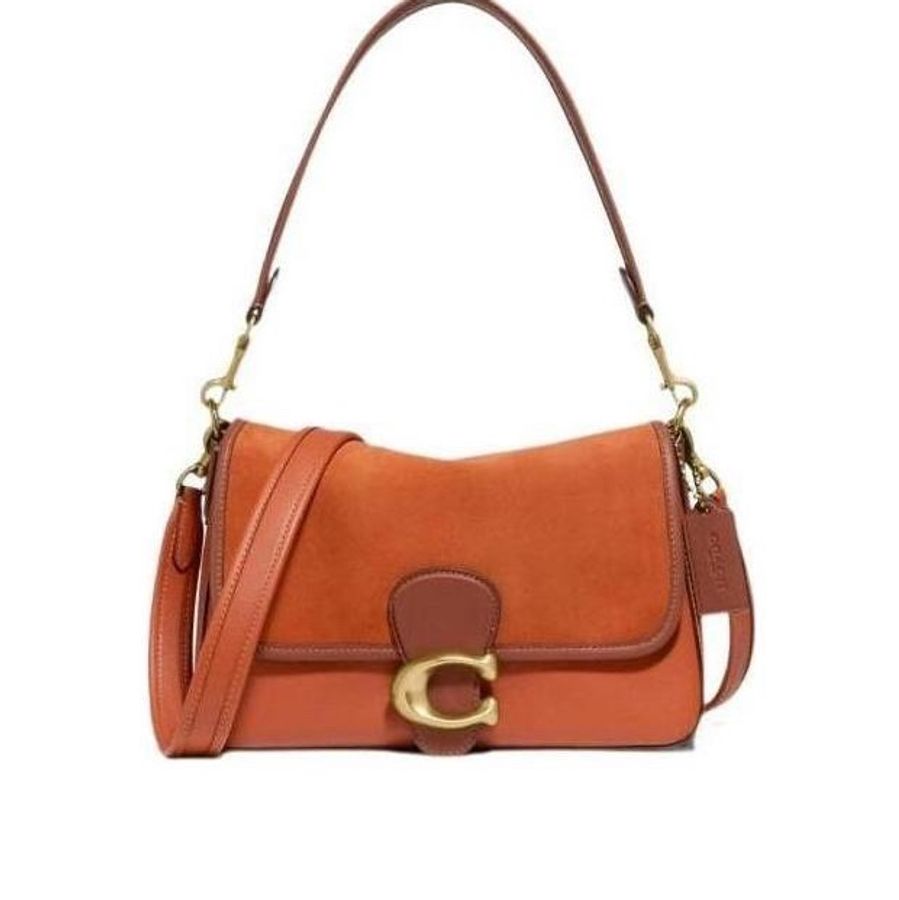 Coach 女士 徽標斜挎包均碼碼長:27cm,寬:9cm,高:17cm-0