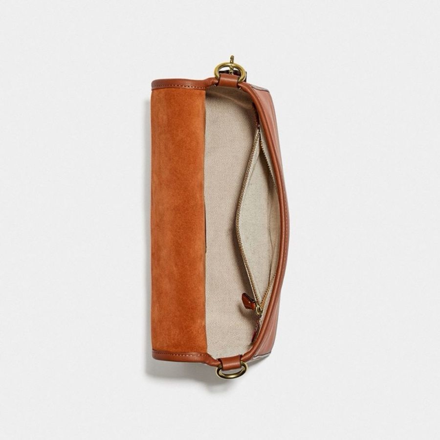 Coach 女士 徽標斜挎包均碼碼長:27cm,寬:9cm,高:17cm-5