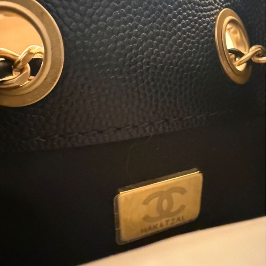 Chanel 25 bag mini 荔枝皮 黑金 現貨 全配有購證 勿直接下單-7