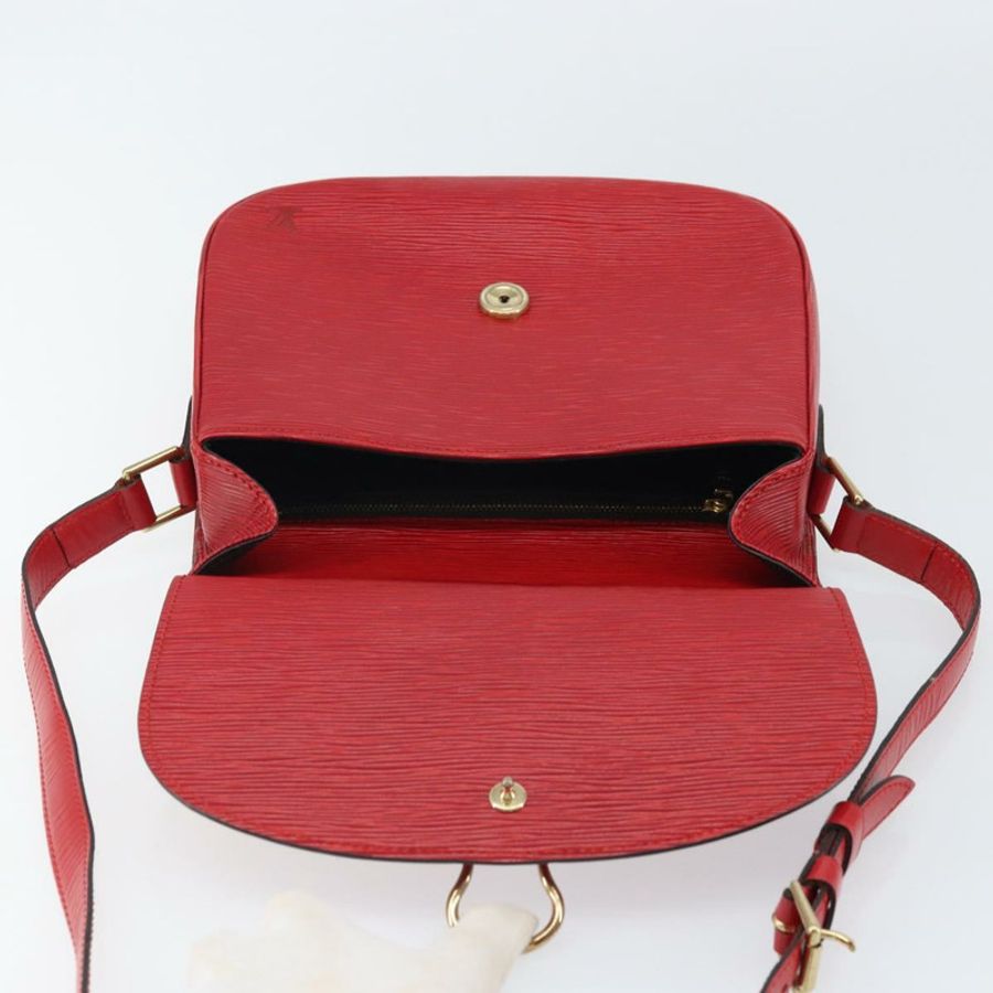 【日本直送】路易威登 Epi Saint Cloud GM 肩背包 紅色 M52197 LV Auth ep12679-18