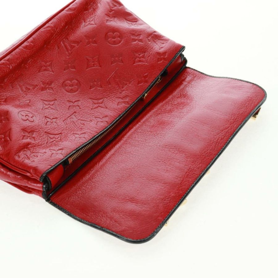 【日本直送】路易威登 Monogram 手拿包 紅色 LV 正品 159874SAV-18
