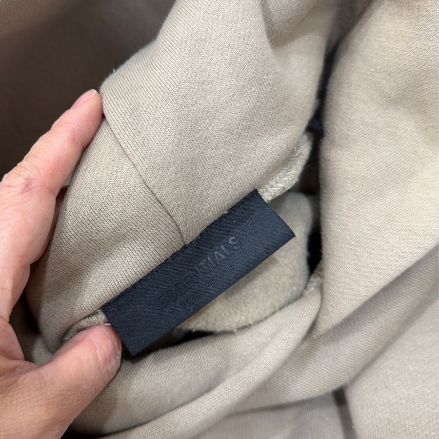 FEAR OF GOD ESSENTIALS Cropped 卡其 短版 連帽衫 連帽T 帽T-13