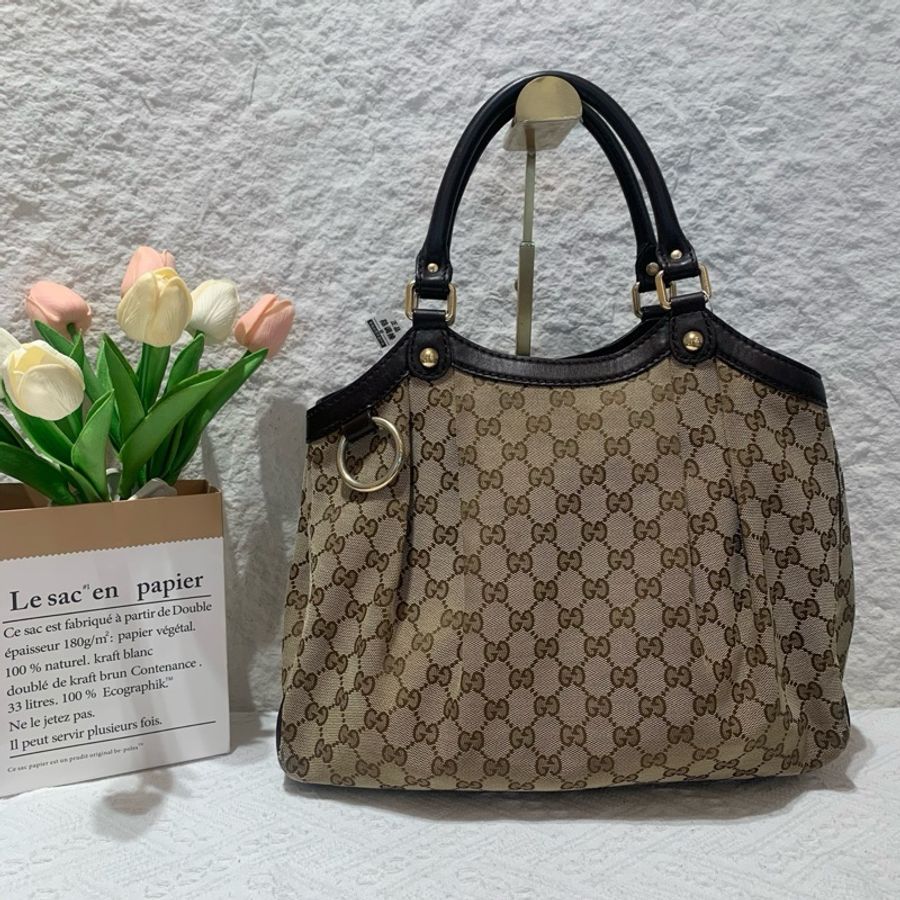 【90%新 林志玲的逼格 小S的價格 Gucci Tote 老花✨ 全網最低價!】-1