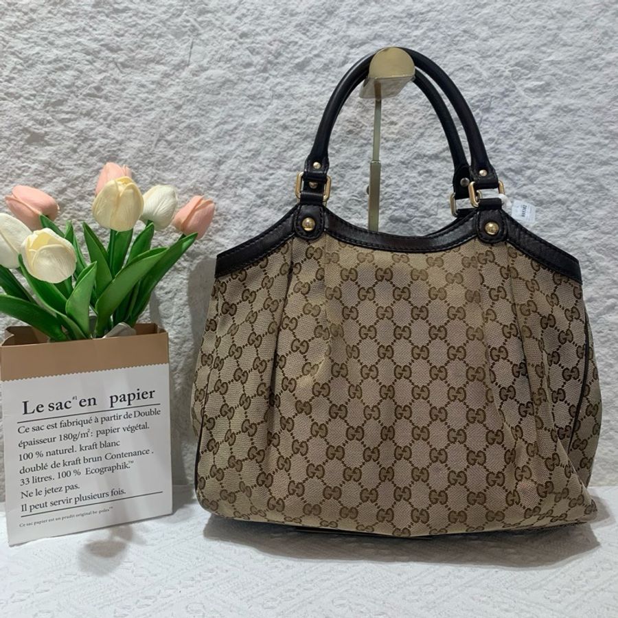 【90%新 林志玲的逼格 小S的價格 Gucci Tote 老花✨ 全網最低價!】-2