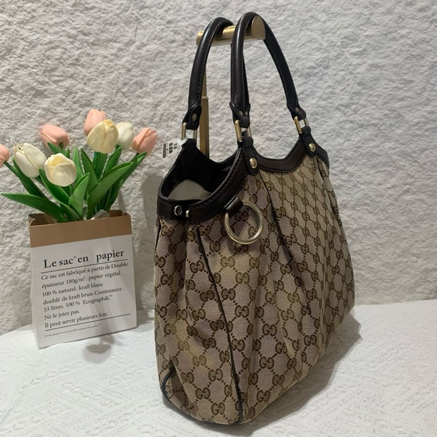 【90%新 林志玲的逼格 小S的價格 Gucci Tote 老花✨ 全網最低價!】-4