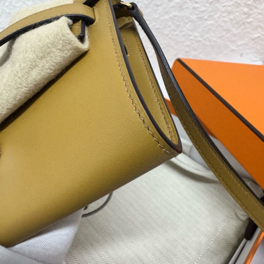 Hermes 愛馬仕kelly to go 淺棕、芝麻棕W刻-8