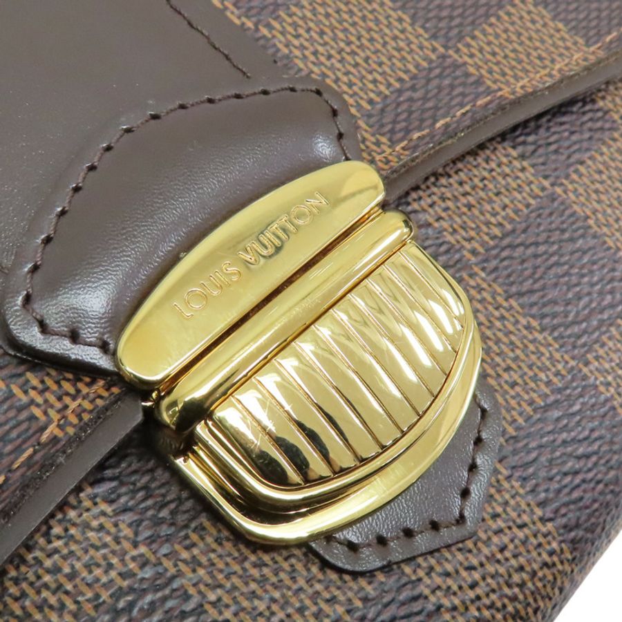 棕色 棋盤格 帆布 Portefeuille Sistine 兩折長夾 N61747【LOUIS VUITTON LV 路易威登】 N61747-10