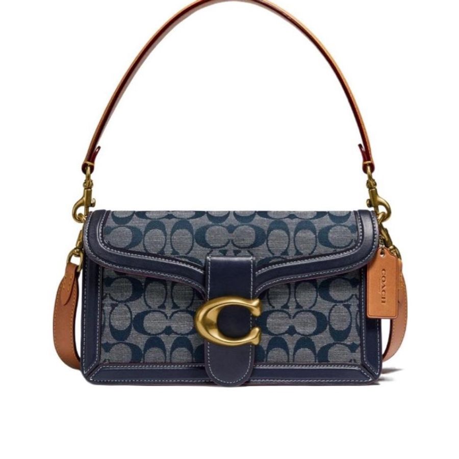 Coach 女士 Tabby 26包 簽名chambray單肩包均碼碼26 X 7.5 X 15 CM-1