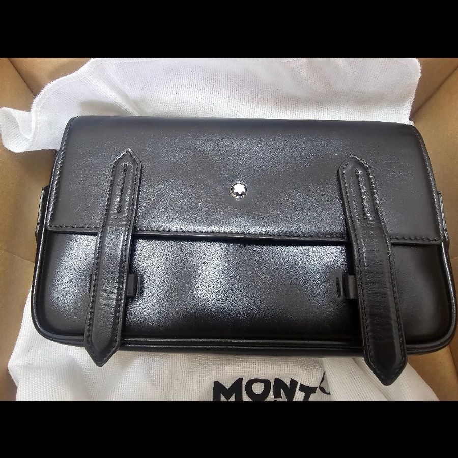 montblanc 萬寶龍 大師傑作(大班) 側背包 斜背包 男生背包 包包 胸包 肩包 斜挎包 郵差包 相機包-7