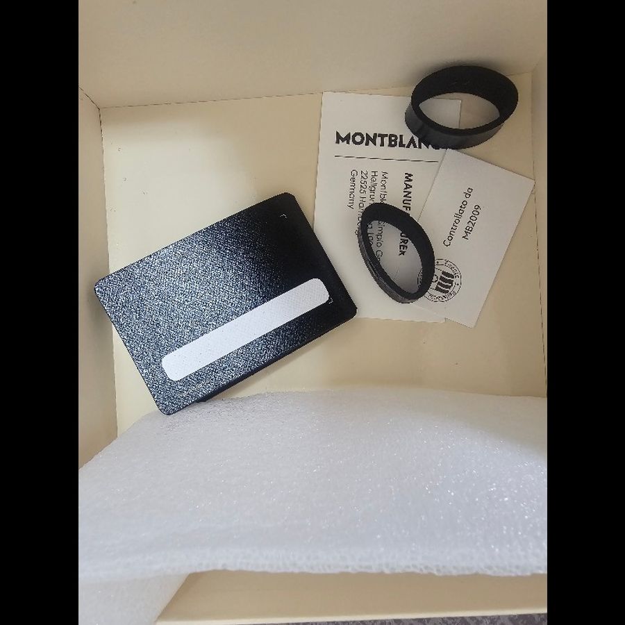 montblanc 萬寶龍 皮帶 全黑-3