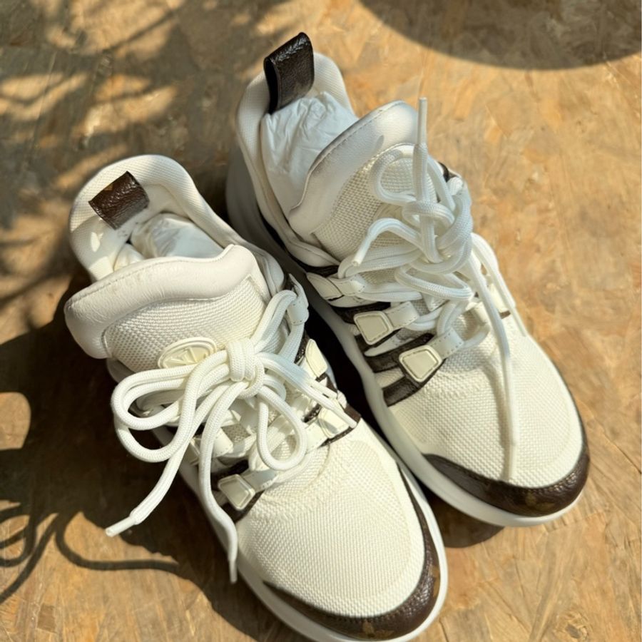 98新Louis Vuitton路易威登 拱桥老爹鞋 37码 老花环绕设计 经典大爆款-3