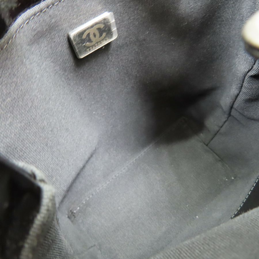 黑色 菱格紋 漆皮 小型水桶包 肩背包 AS5871【CHANEL 香奈兒】 AS5871-5