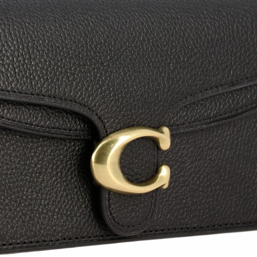 Coach 女士 黑色虎斑單肩包均碼碼長:18cm, 寬:5cm, 高:10cm-2