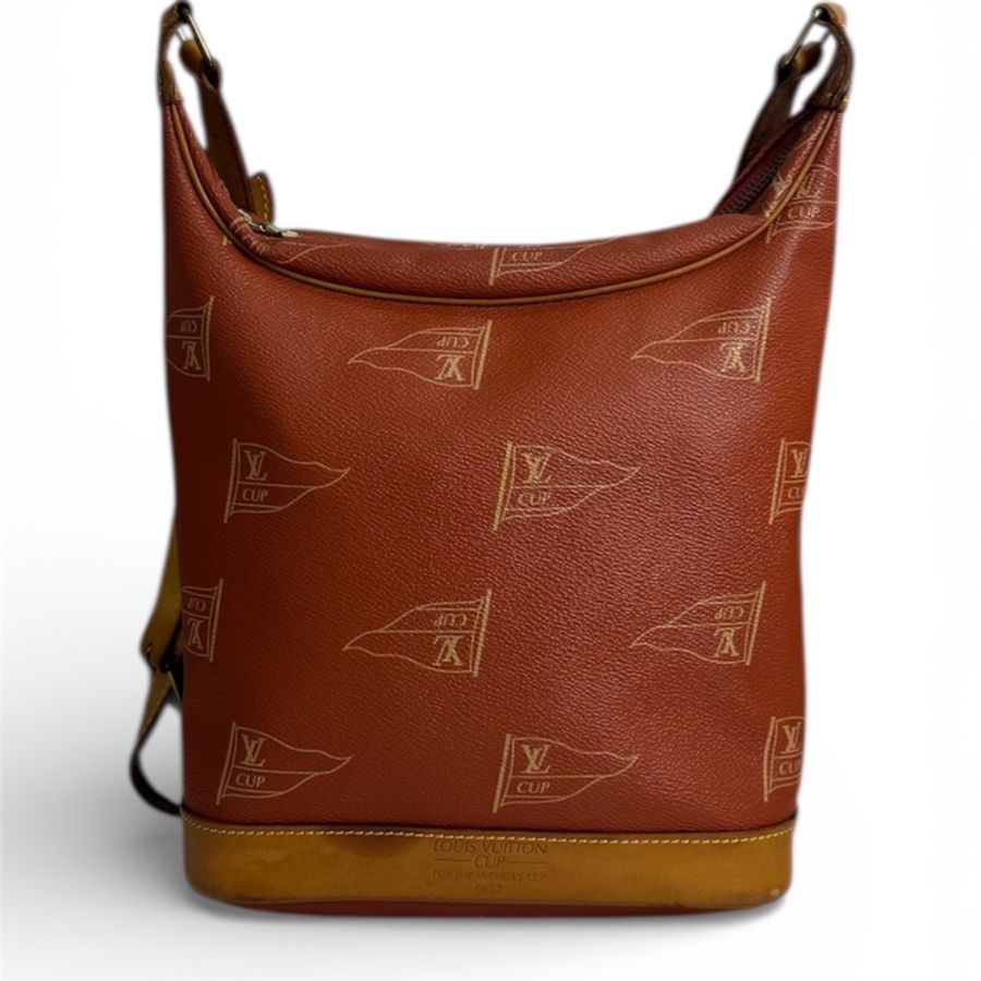 Louis Vuitton 「特價出清」1995美洲杯帆船賽限量斜挎包vintage 中古 二手-7