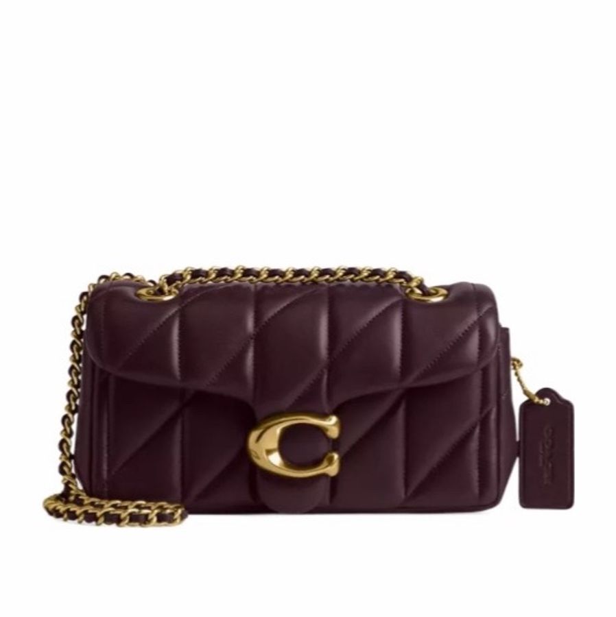 Coach 女士 Tabby 20 號枕形絎縫單肩包均碼碼19.7cm*7cm*10.8cm-0