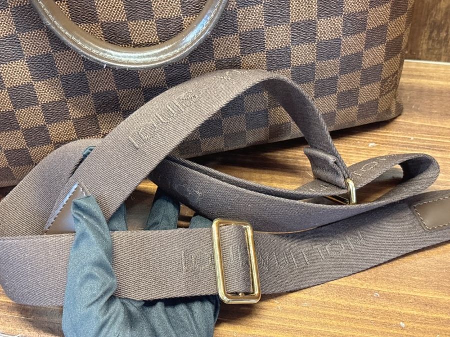 Louis Vuitton Damier Ebene Speedy Bandouliere 25 手袋-6