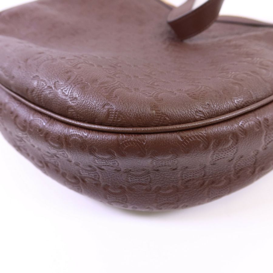 CELINE 牛皮皮革Heloise Bag金扣肩背袋-12