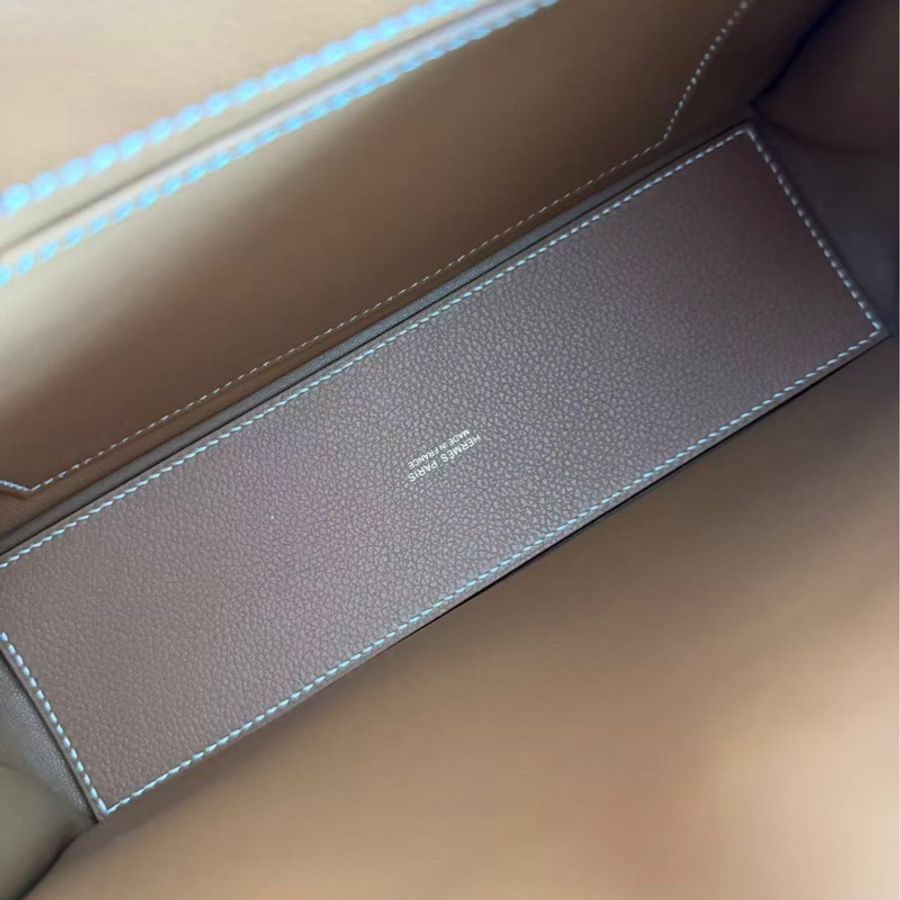 Hermes kelly danse金棕金扣ev皮全新閒置配件塵袋盒子-15
