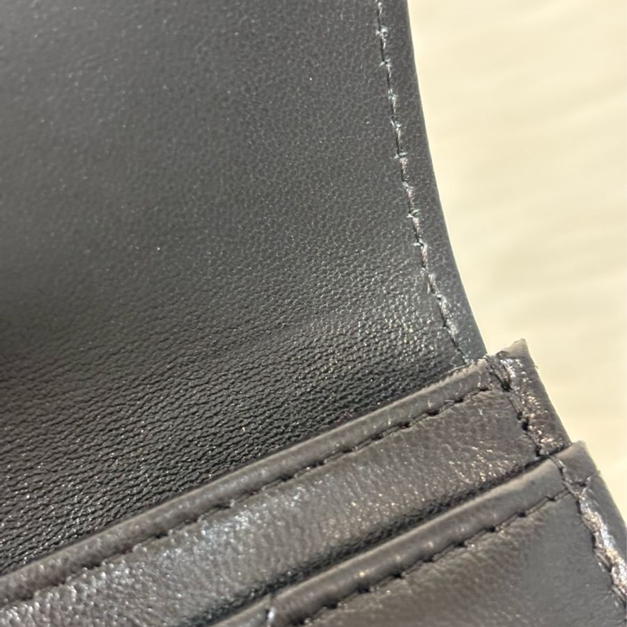 CHANEL AP1790 19系列 黑色羊皮 金釦 信用卡夾 零錢包 名片夾 錢包-20