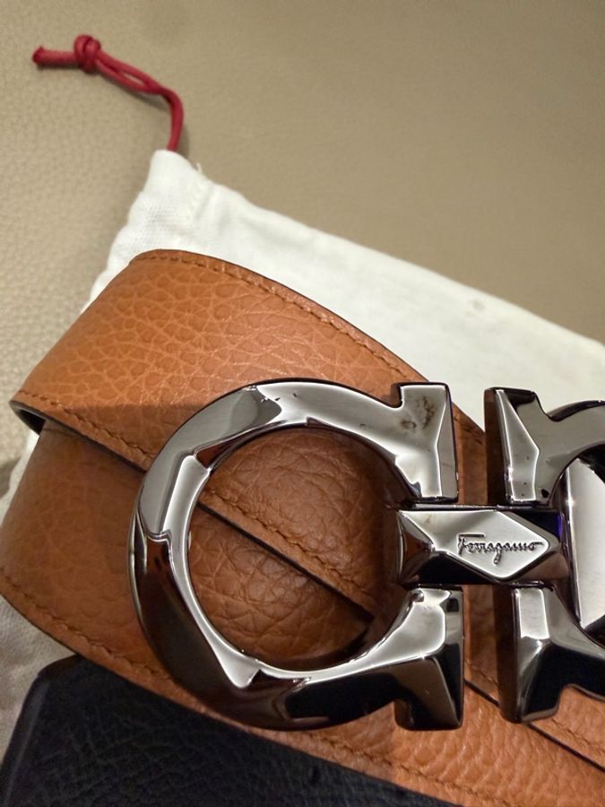Ferragamo 男士皮帶 #100-3