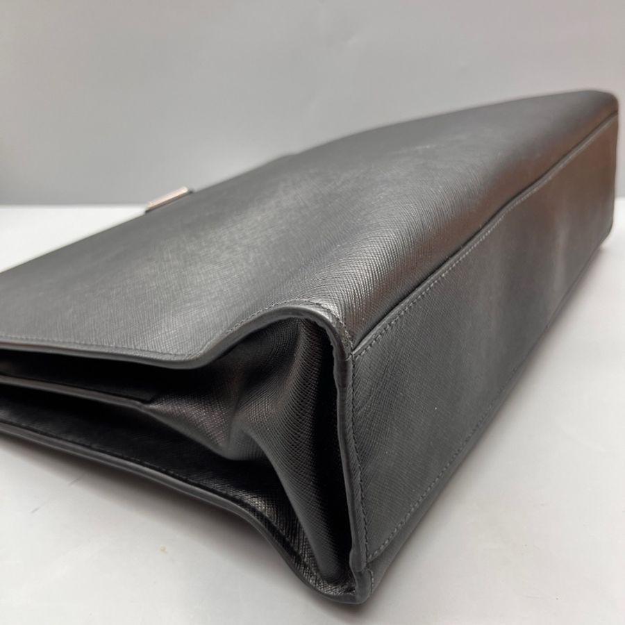 98新Prada 黑色十字紋休閒公文包 尺寸40*29-4