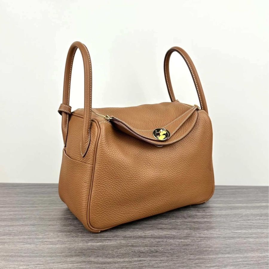 hermès Lindy26金棕金 閒置新全配帶購證-1