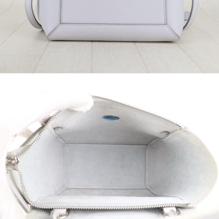 Celine belt nano 淺灰色鯰魚包-11