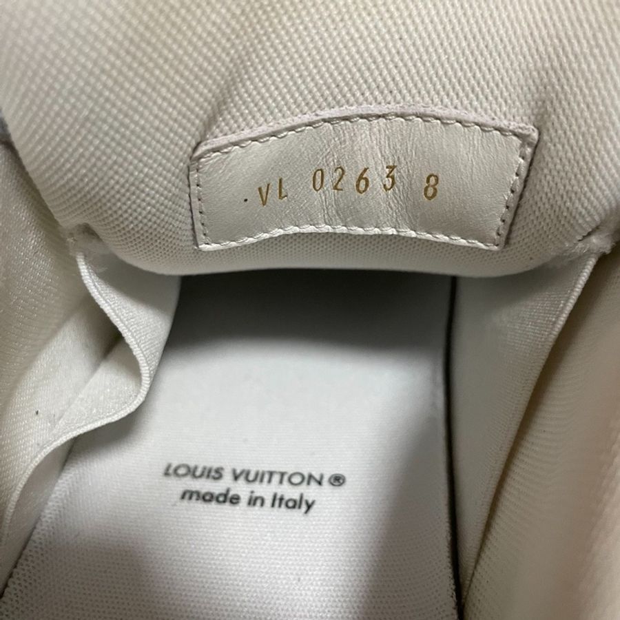 Lv Trainer Maxi小胖丁 路易威登時尚板鞋 男款白藍 42碼-5