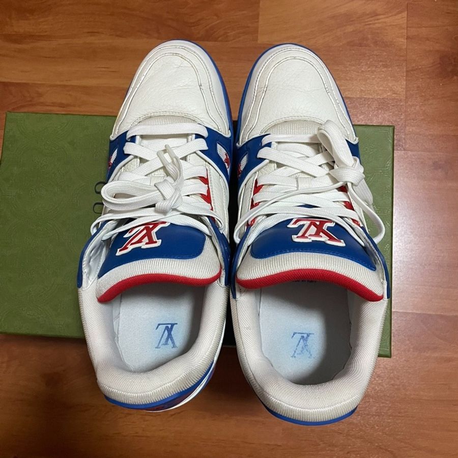 Lv Trainer白藍 路易威登鋼鐵俠配色 尺碼:44碼-3