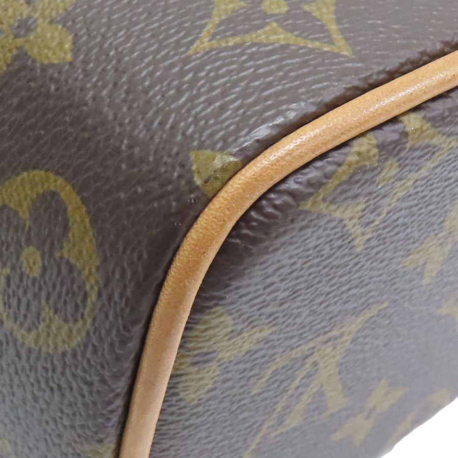 棕色 原花帆布 Just In Case 兩用包(無鑰匙)【LOUIS VUITTON LV 路易威登】 M47096-12