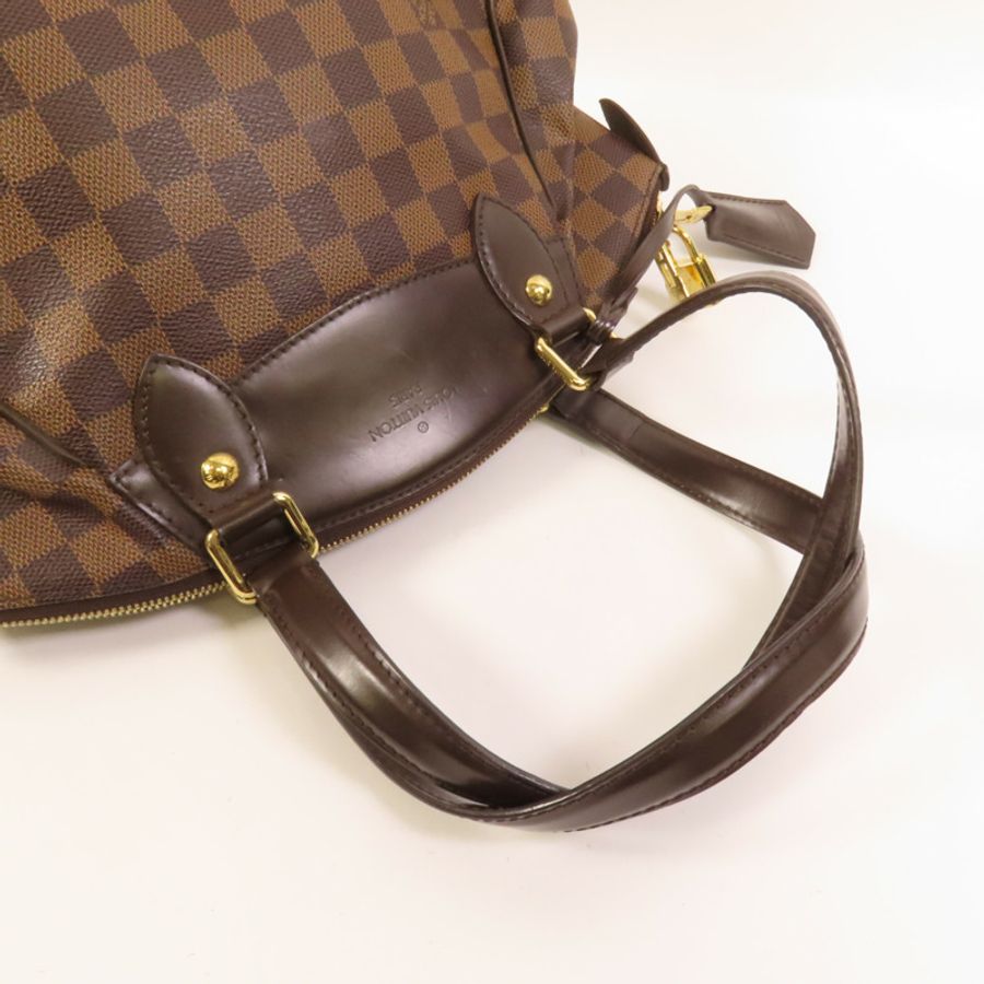 LOUIS VUITTON Damier Verona PM金扣手挽袋-5