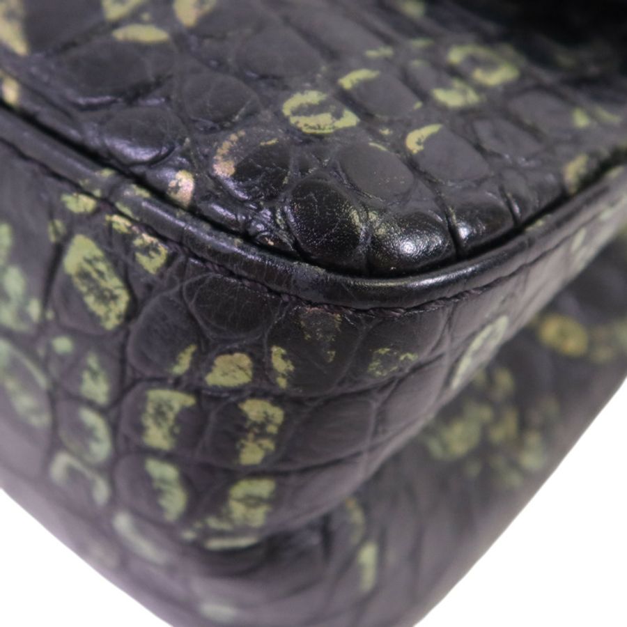 CHANEL 牛皮皮革2.55 Graffiti Reissue金扣鏈帶肩背袋-11