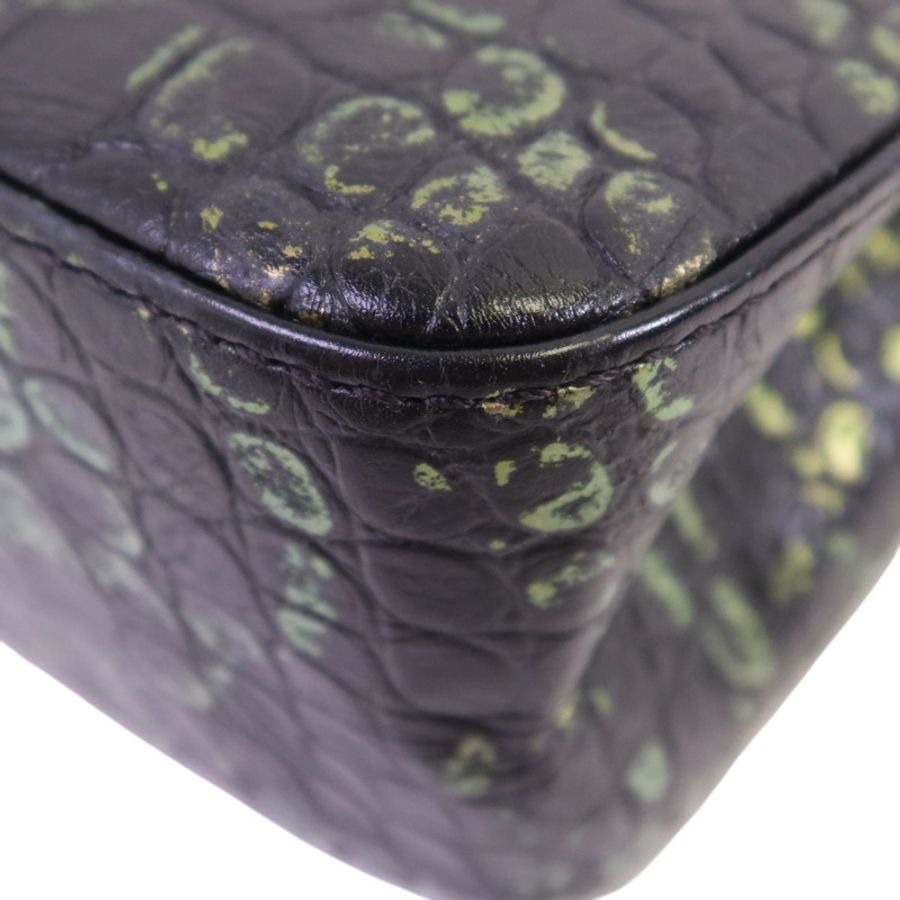 CHANEL 牛皮皮革2.55 Graffiti Reissue金扣鏈帶肩背袋-13