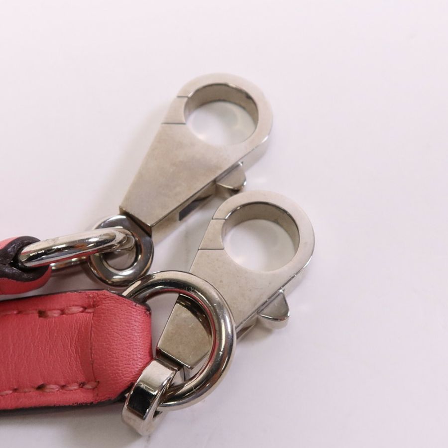 HERMES Swift皮革Bolide 27銀扣手挽肩背兩用袋Rose Azalee-6