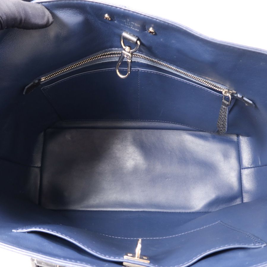 LOUIS VUITTON Taurillon Pernelle銀扣手挽肩背兩用袋-4