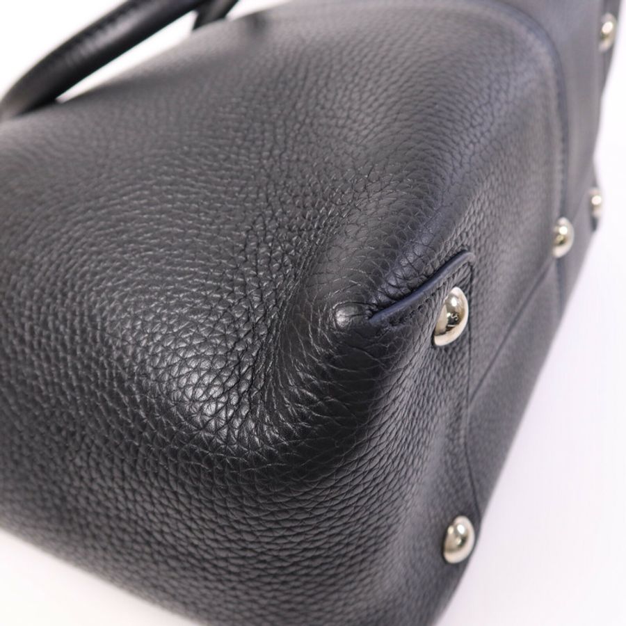 LOUIS VUITTON Taurillon Pernelle銀扣手挽肩背兩用袋-11