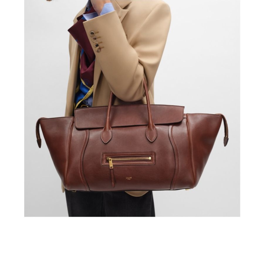 Celine 女士 中號拉鍊單肩包均碼碼中號、36cm*16cm*22cm-0
