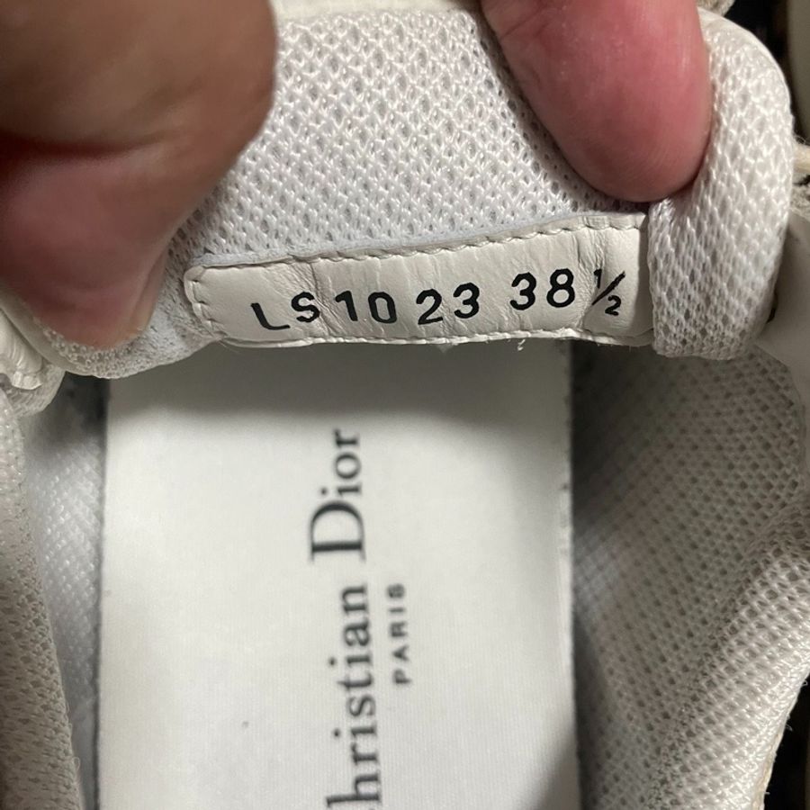 Dior迪奧 C'est Dior低幫 生活休閒鞋 女款米白色 38.5碼-5