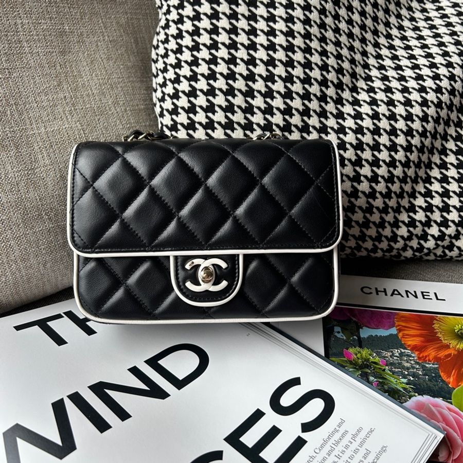 CHANEL 25P 限量熊貓方胖子-0