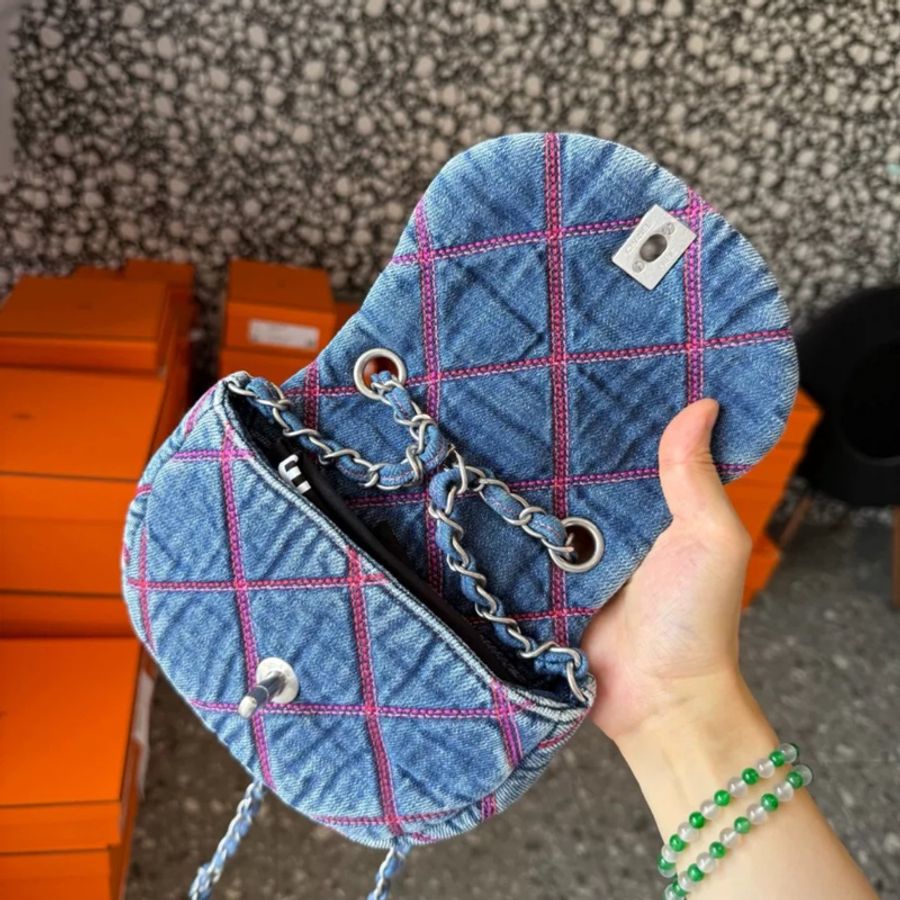 Chanel 牛仔馬鞍-3