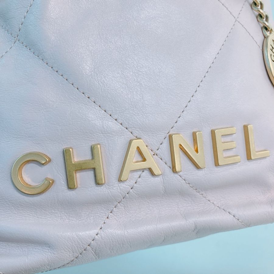 MS0525 CHANEL 香奈兒迷你22鍊帶包包22 BAG MINI SHINY CALFSKIN-9