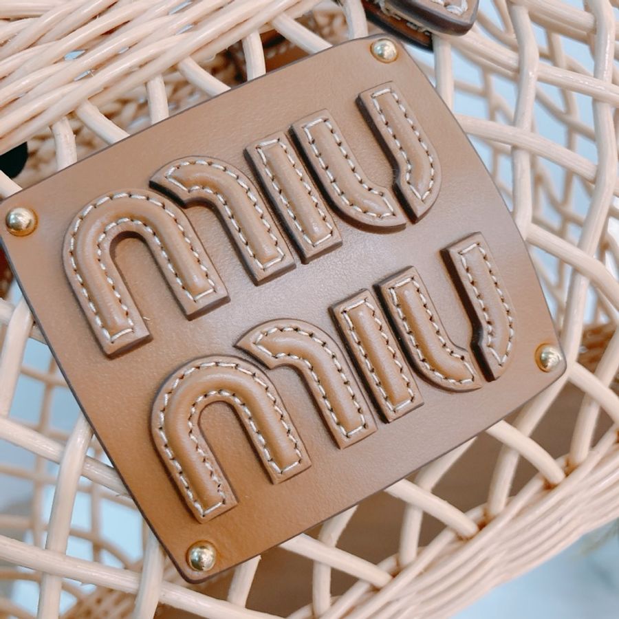 MS0527 MIU MIU 藤籃兩用包包WOVEN BASKET HANDBAG-8