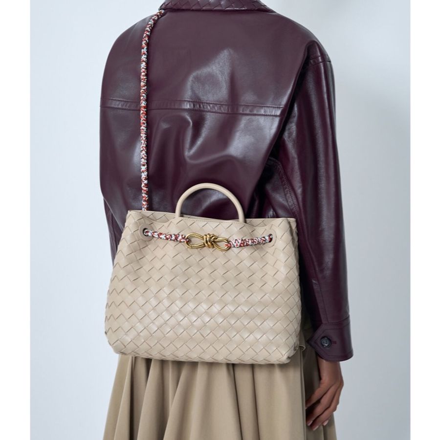 Bottega Veneta 女士 小號 Andiamo 手提包均碼碼小號、20cm*10cm*25cm-3